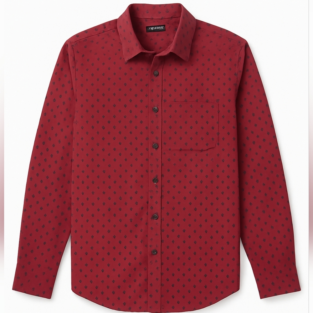 Express Bundle- Patterned Button Down Shirt-Size … - image 1